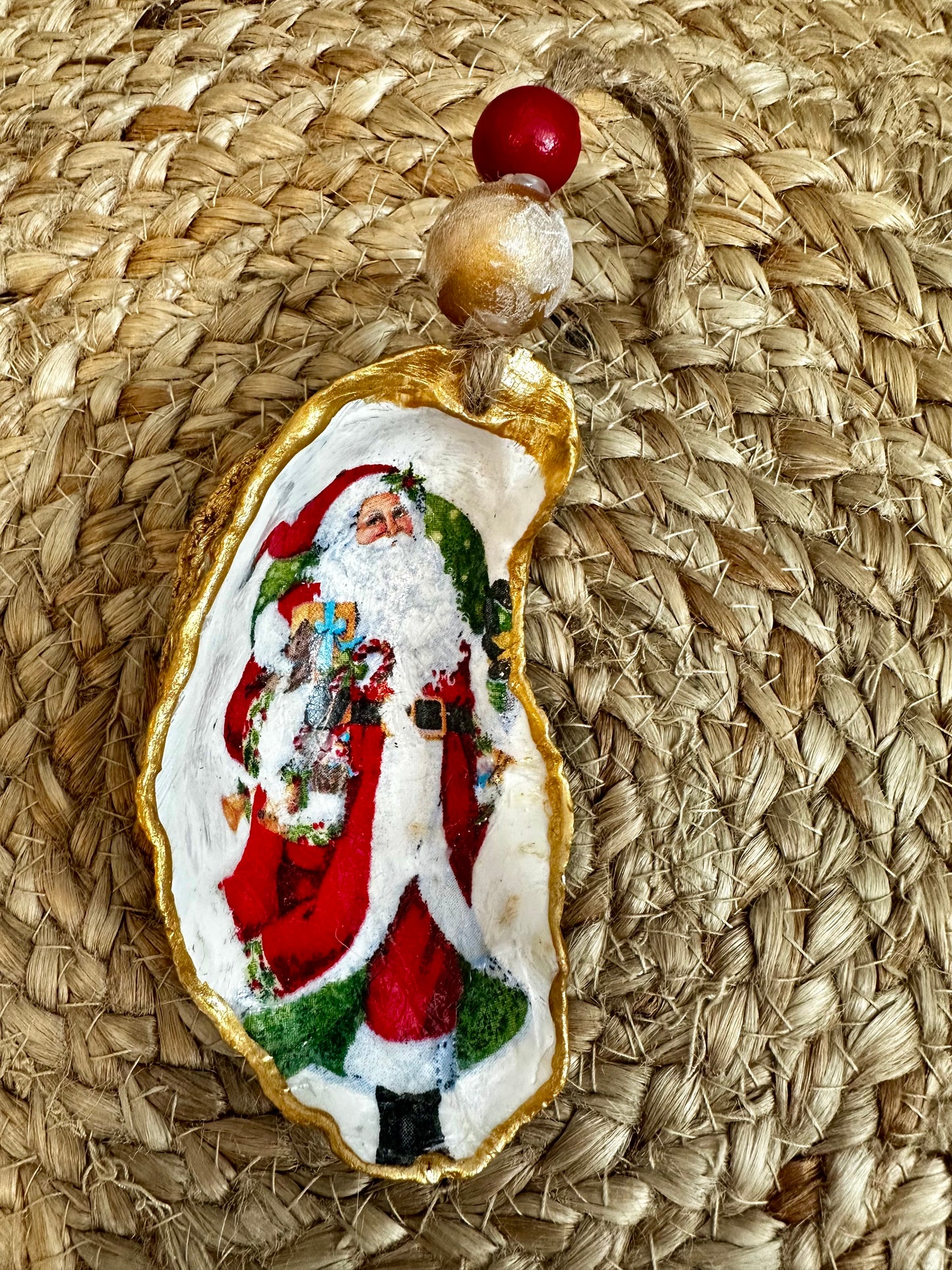 Vintage Santa Ornament