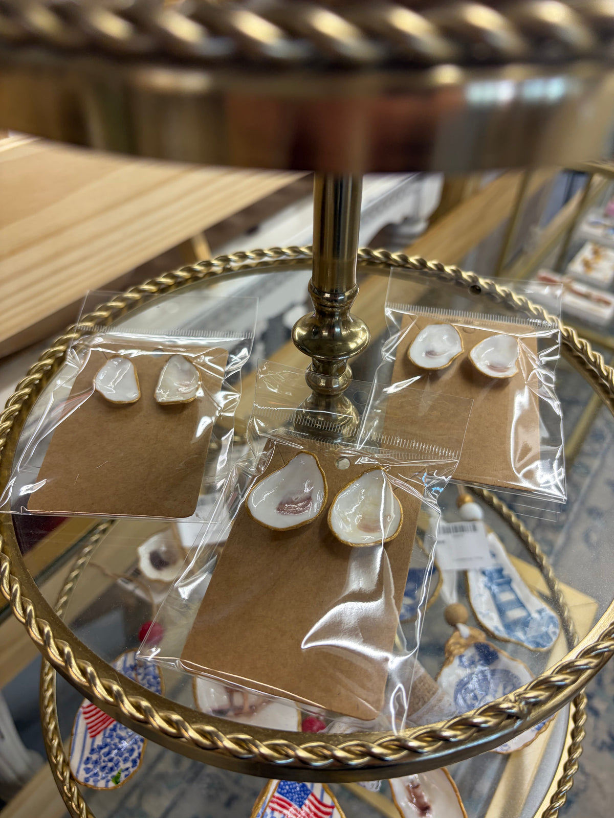 Oyster Shell Studs