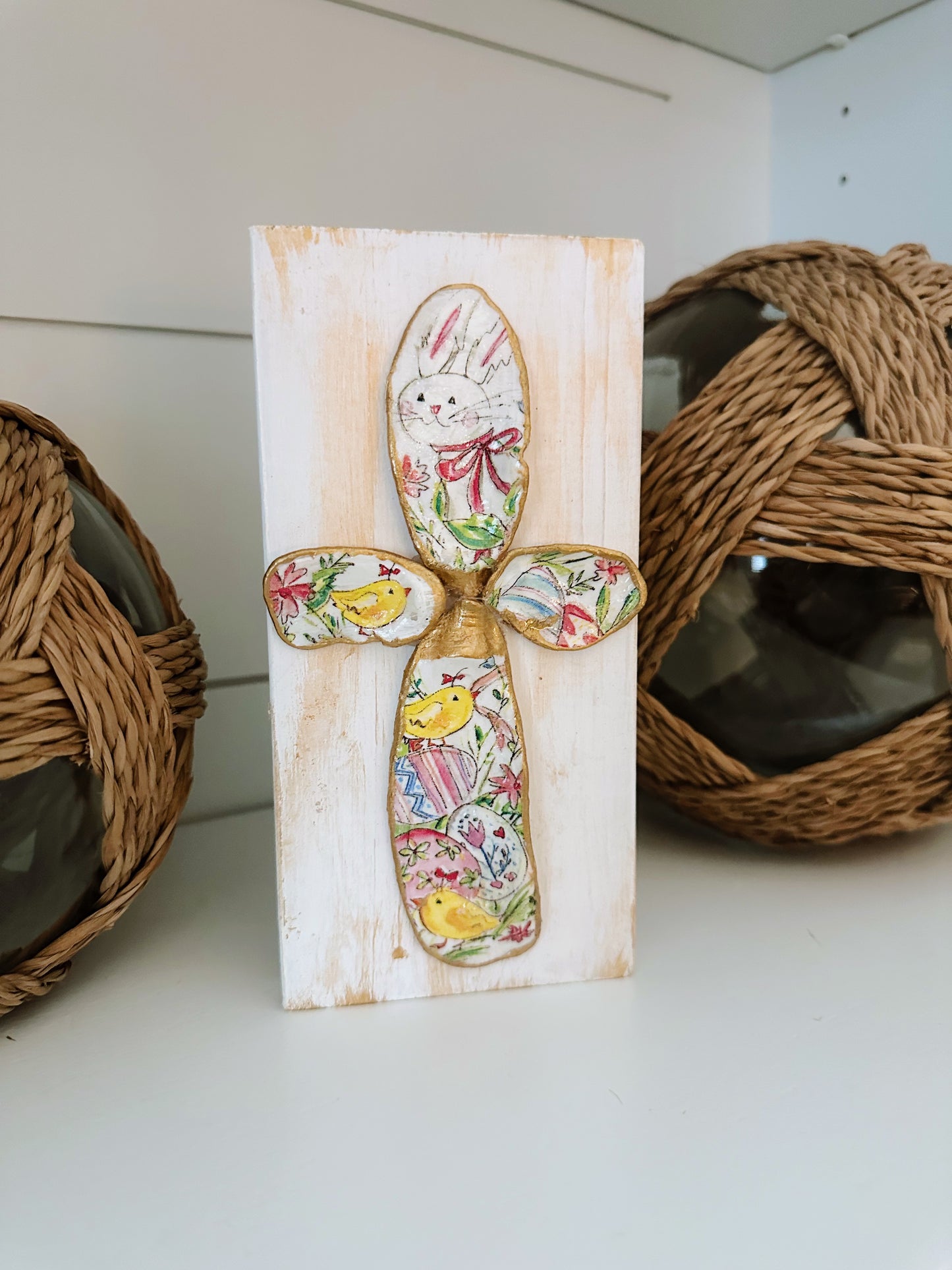 Medium Easter Patterned Cross