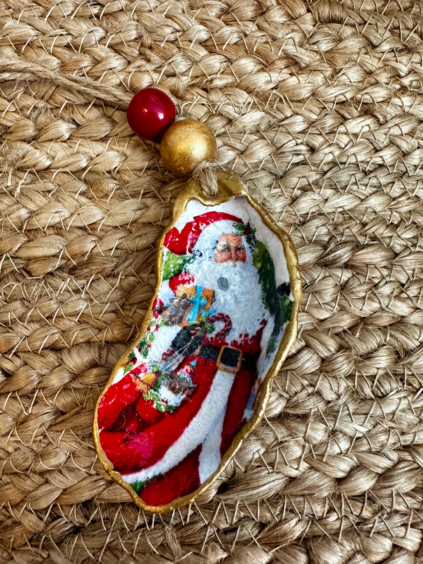 Vintage Santa Ornament