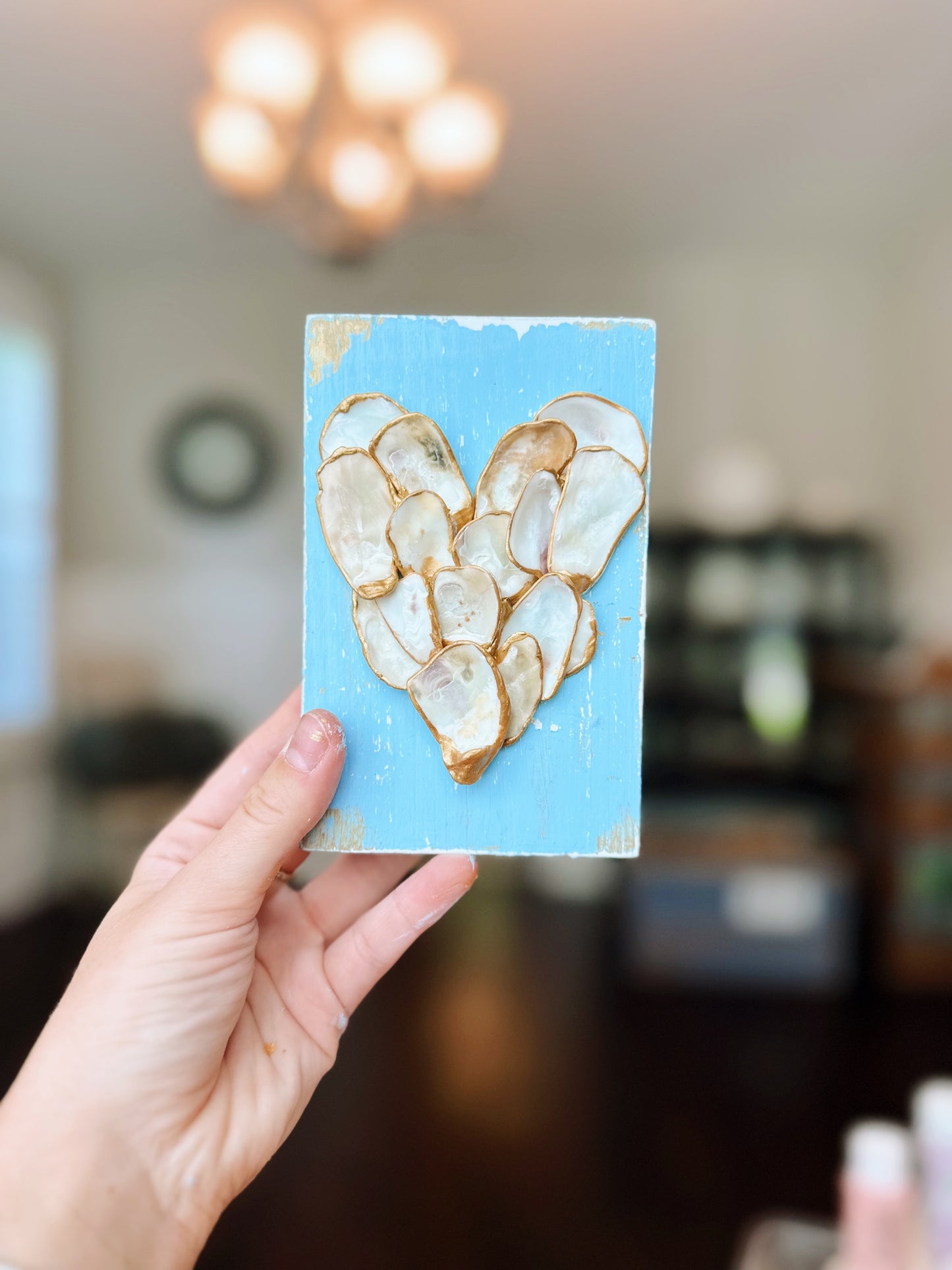 Oyster Shell Heart