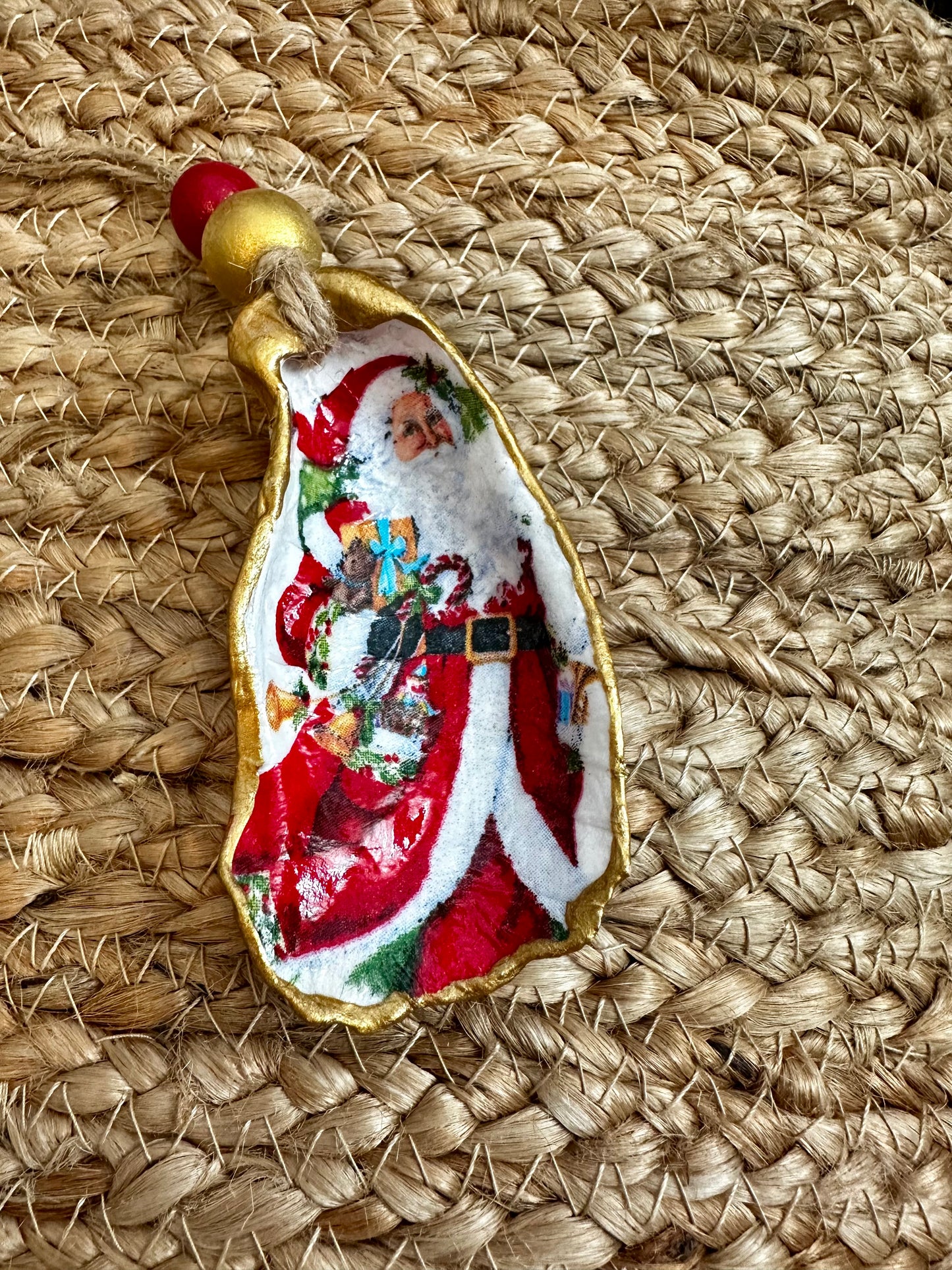 Vintage Santa Ornament