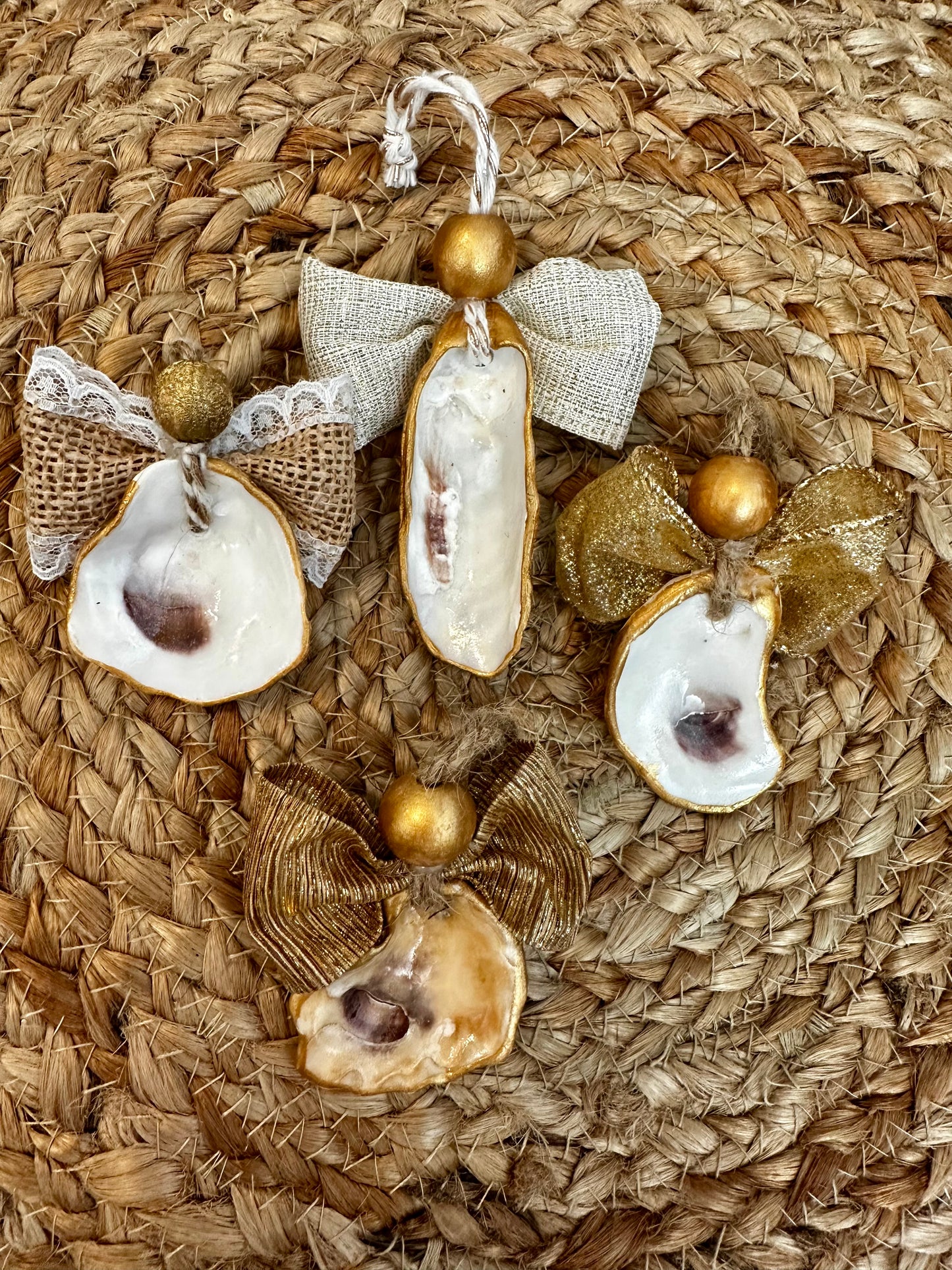 Oyster Angel Ornaments