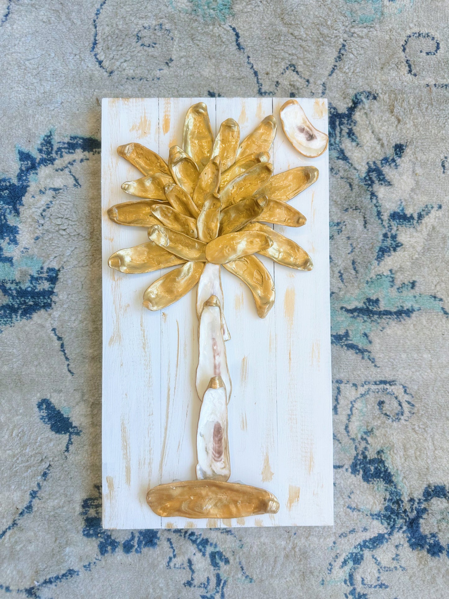 Oyster Shell Palmetto Tree