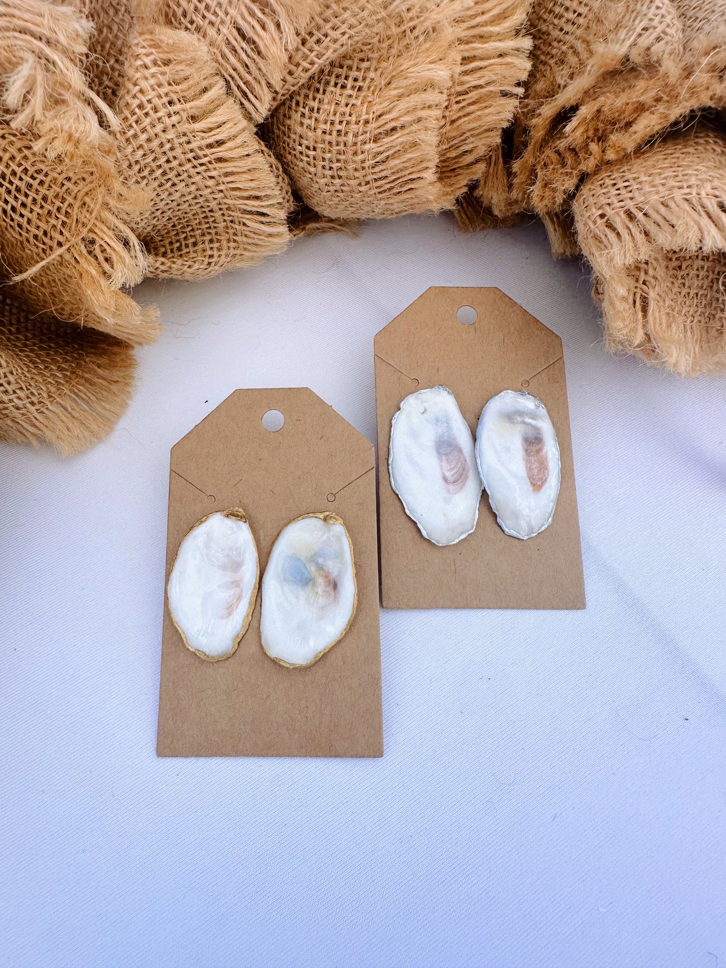Small Oyster Shell Studs