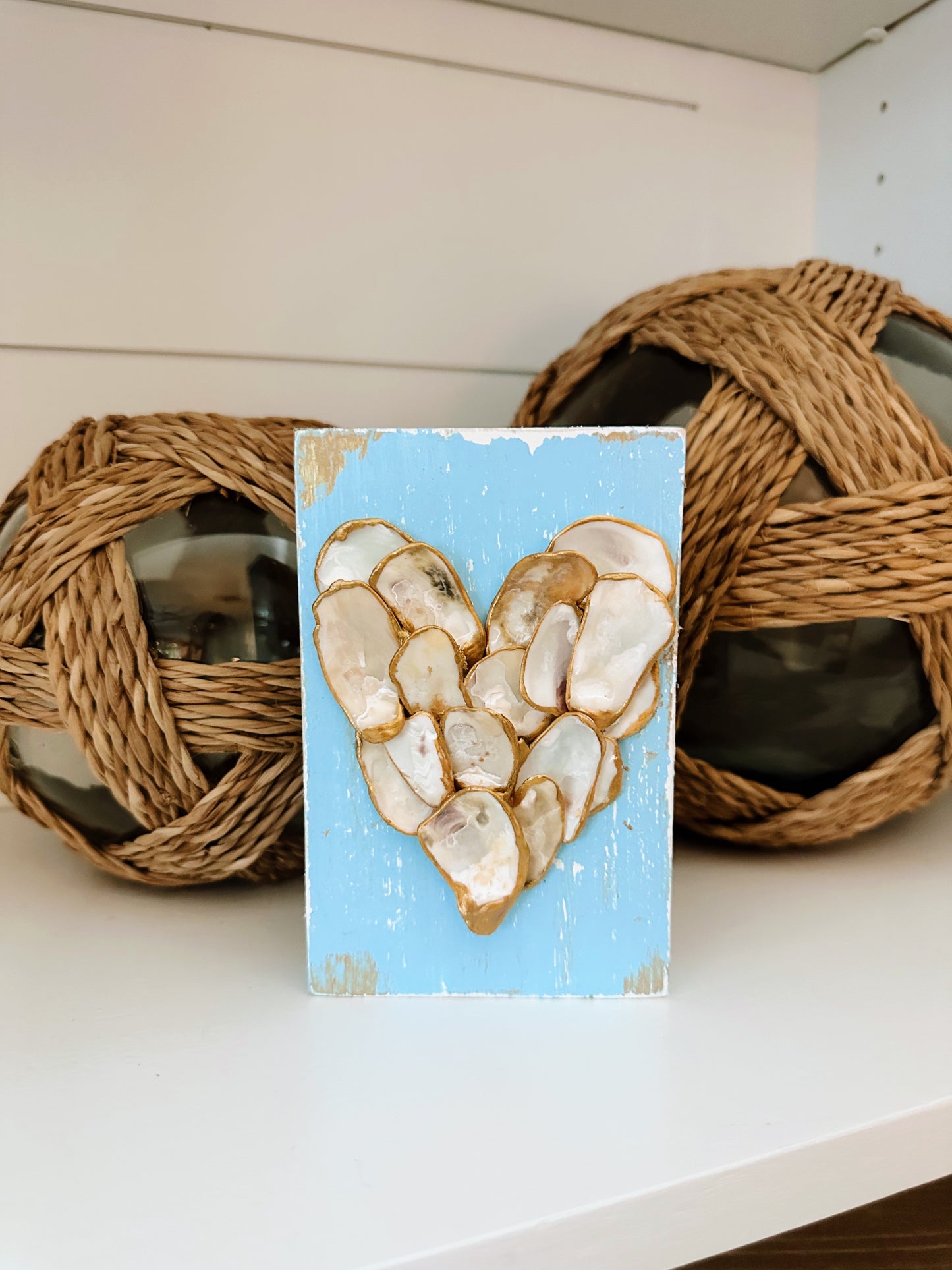 Oyster Shell Heart