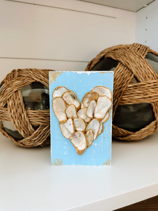 Oyster Shell Heart