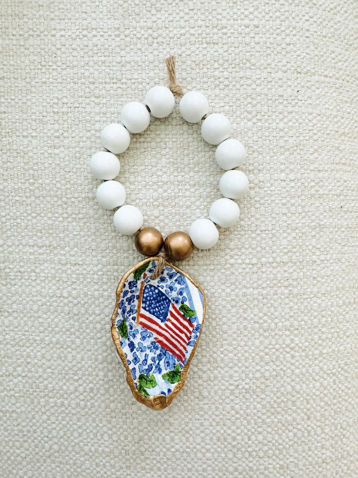 Patriotic Oyster Ring