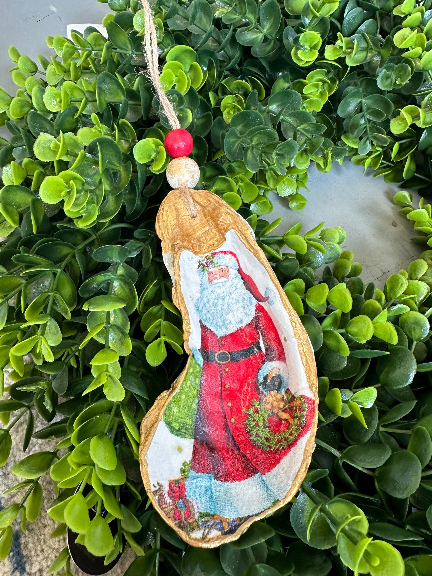 Vintage Santa Ornament