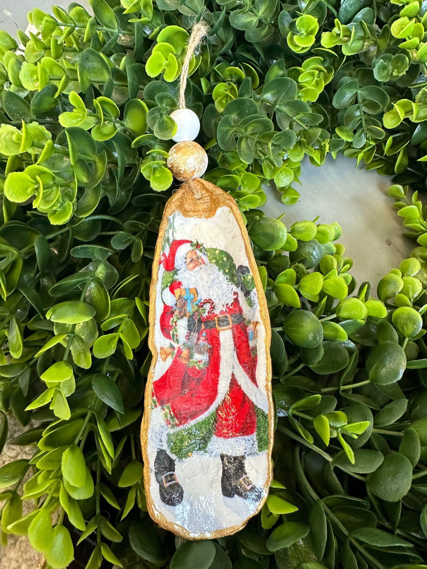 Vintage Santa Ornament