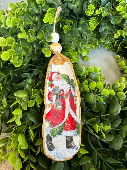 Vintage Santa Ornament