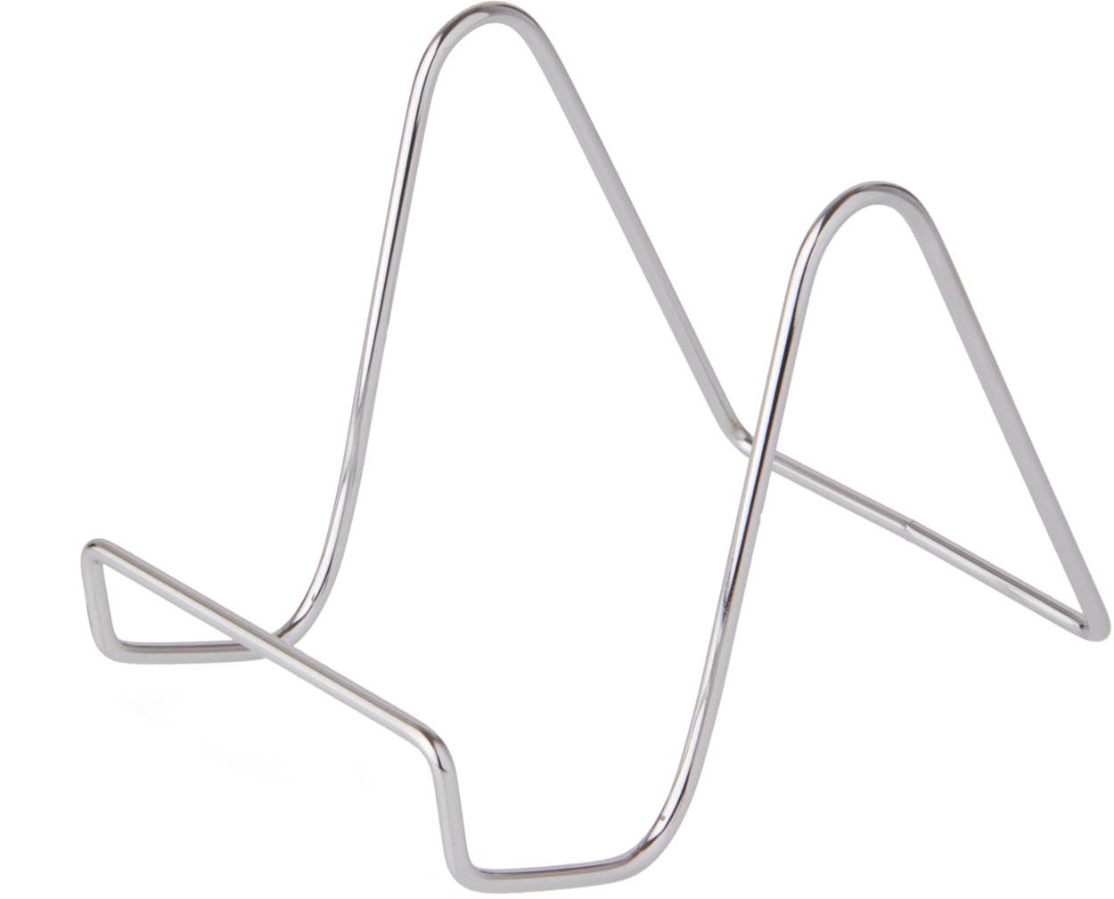 Bard's Plain Wire Easel Stand, 4" H x 3.5" W x 5.5" D: Gold